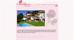 Desktop Screenshot of haus-rosengarten.it
